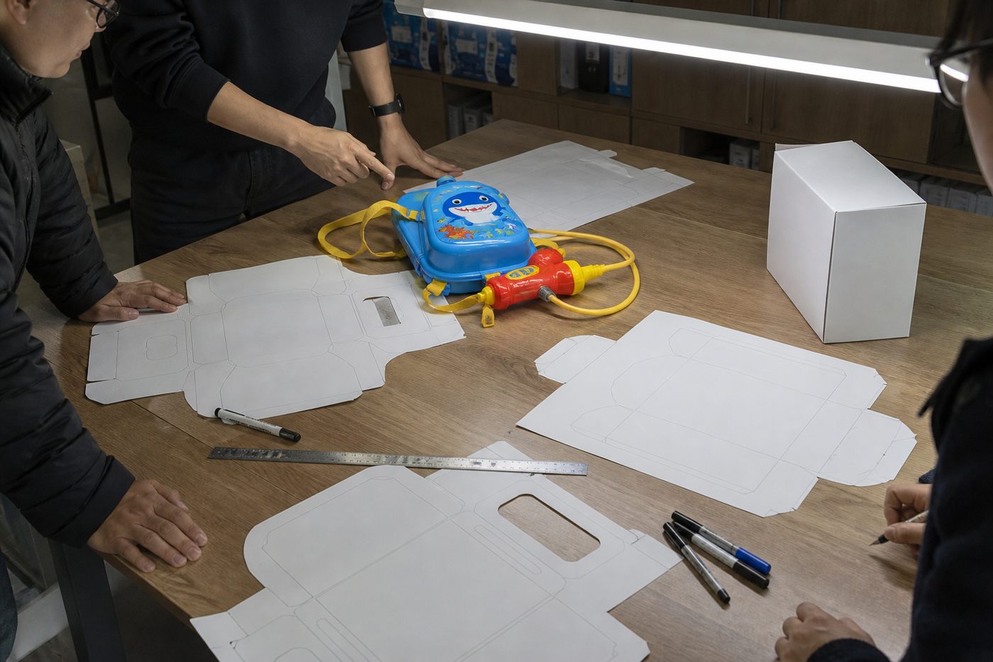 Packaging artwork review for an OEM toy project