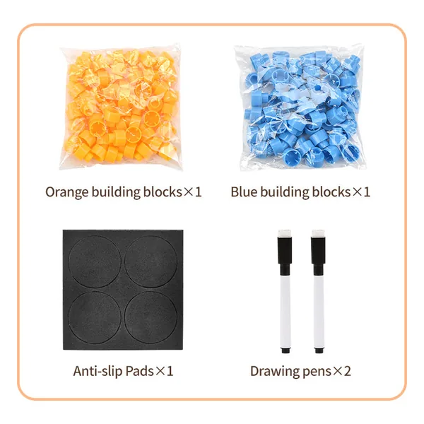 CHT-309267 2 in 1 Multi-function Drawing Board Building Blocks Table Ch