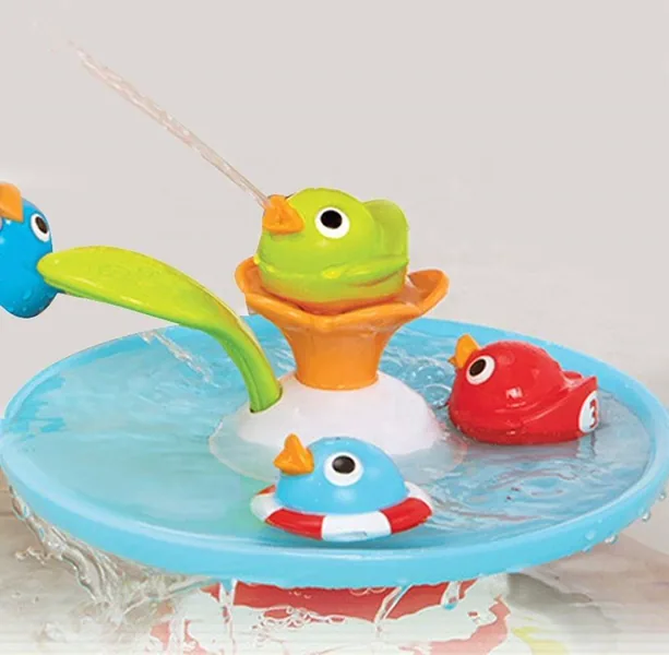 CHT-114918 Baby Bath Toys Floating Kid Bath Toys Sprinkler Duck Toys Mu