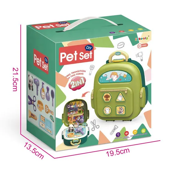 CHT-283799 Kids 2 in 1 Kitchen Food Set Pretend Play Toy Doctors Orname