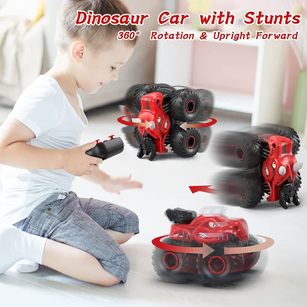 LH-C026S-3 2.4g Remote Control Car 360 Rolling Double Side Running Newe