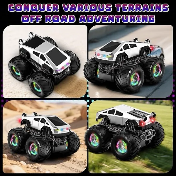 CHT-338438 Remote Control Car Toy for Kids 360 Rotating 4WD RC Stunt Ca