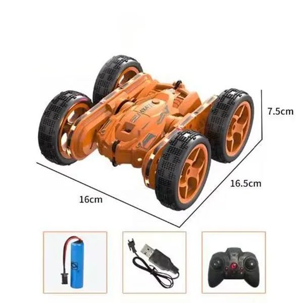 CHT-282855 Remote Control Car 2.4GHz Double Sided Stunt RC Car 4WD 360