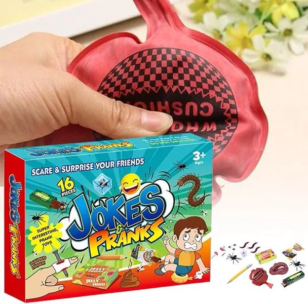 CHT-316536 Prank Kit Funny Gag Gifts Joke Box Practical Jokes Perfect P