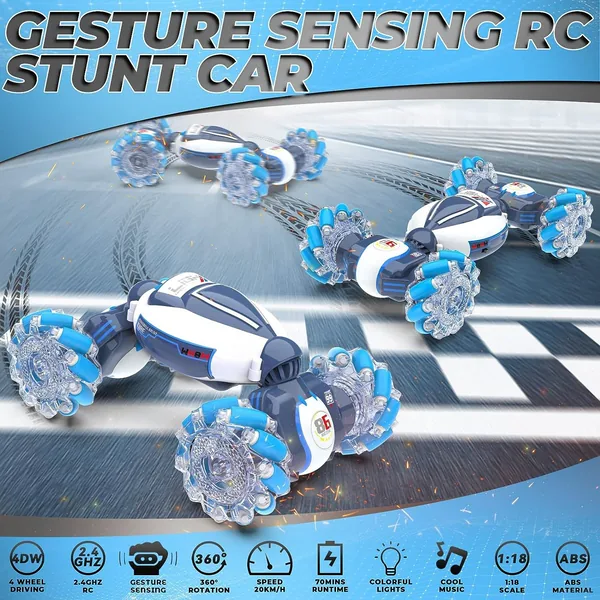 CHT-282227 Gesture Sensing RC Stunt Car Toys 1:18 Hand Remote Control C