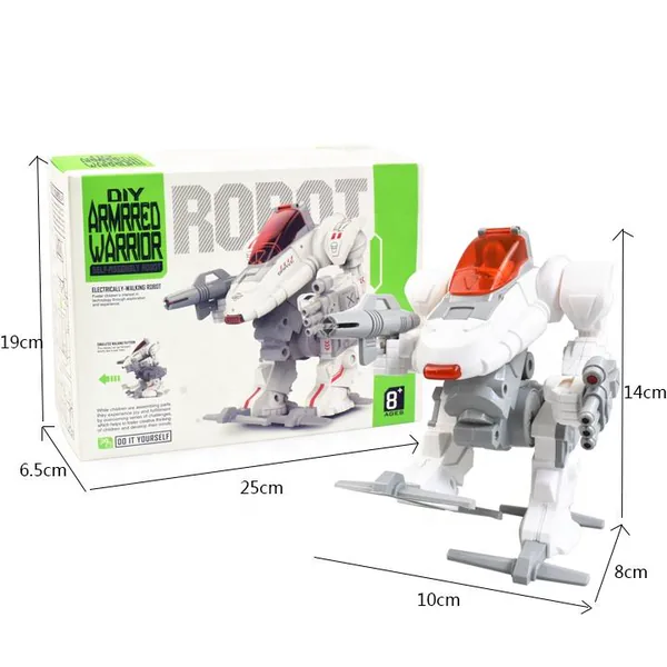 CHT-191290 High Quality Diy Self-assembly Robot Warrior Simulation Walk