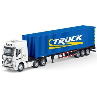 1/50 Scale Diecast Alloy Semi Container Truck Toy Model