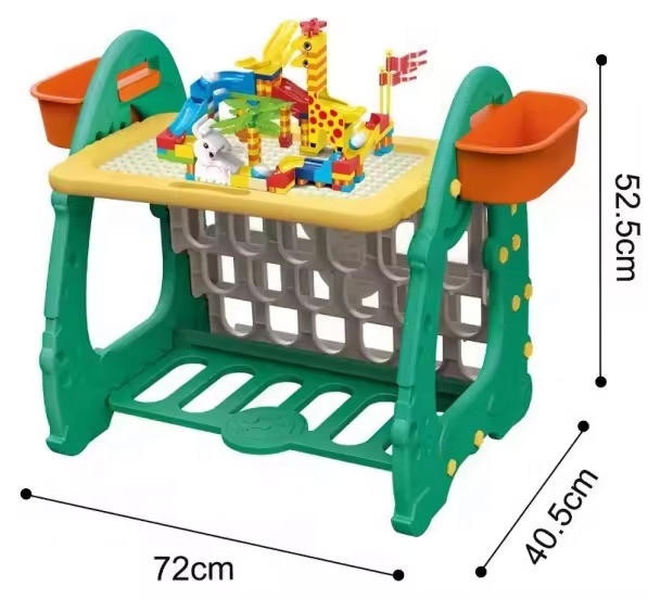 CHT-304867 4 In1 Children 163PCS Building Blocks Toy Set with Kids Draw