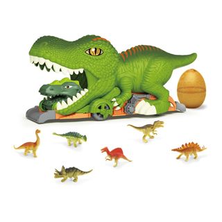 CHT-304480 Kids Dinosaur Swallowing Car Toy with Mini Dino Figures Slid