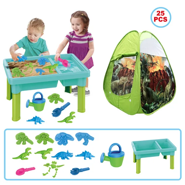 CHT-254615 CHT Summer Outdoor Toddler Sand & Water Table Beach Toys Set