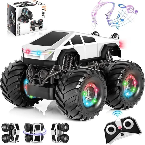 CHT-338438 Remote Control Car Toy for Kids 360 Rotating 4WD RC Stunt Ca