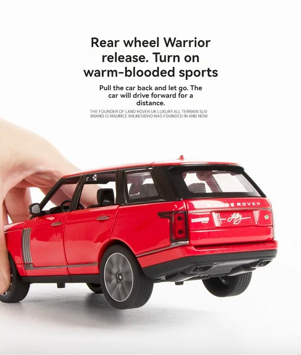 CHT-301053 Diecast Car RANG ROVER Metal Model Hobby Car Classic Kid Toy