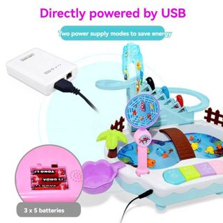 CHT-307345 Multi-function Fishing Game Toy Electric Keyboard Children P