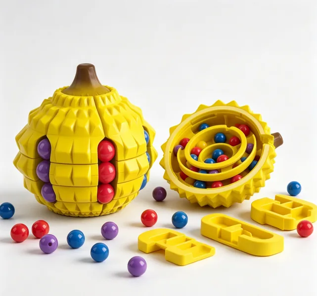 CHT-351207 Durian Magic Bean Fruit Cube Stress-Relief Finger Spinner