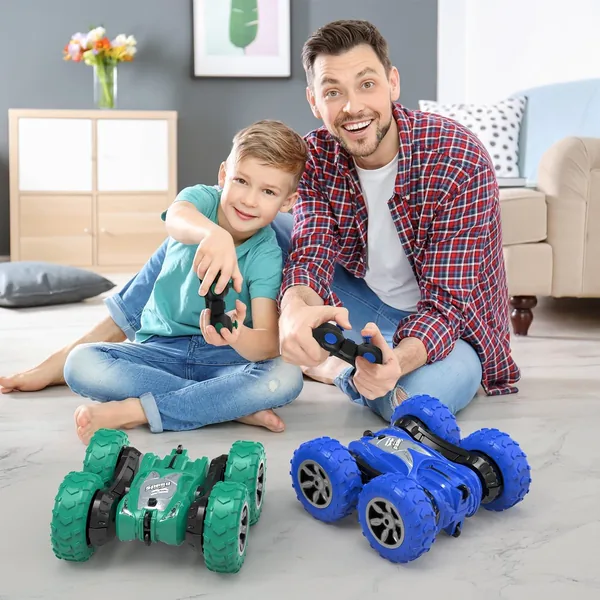 CHT-283518 2.4G Remote Control Car RC Stunt Double Sided 360 Rolling Dr