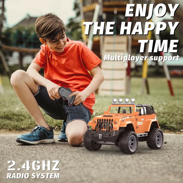 UNRESOLVED-1601196324438 1:18 High Speed 2.4Ghz RC Drift Car Light-up Toys Electric R