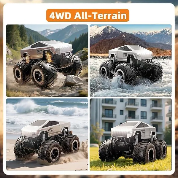 UNRESOLVED-1601529823324 Remote Control Car Off-Road Pick-up Truck 4WD Waterproof RC