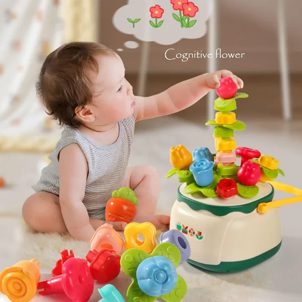 CHT-286102 Flower Building Toys Portable Floral Construction Sets Botan