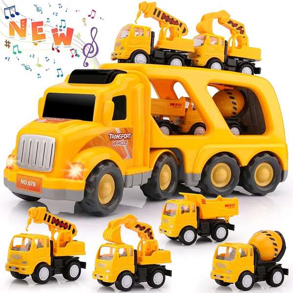 CHT-261068 Christmas Birthday Gifts Toddler Boys Girls Construction Veh