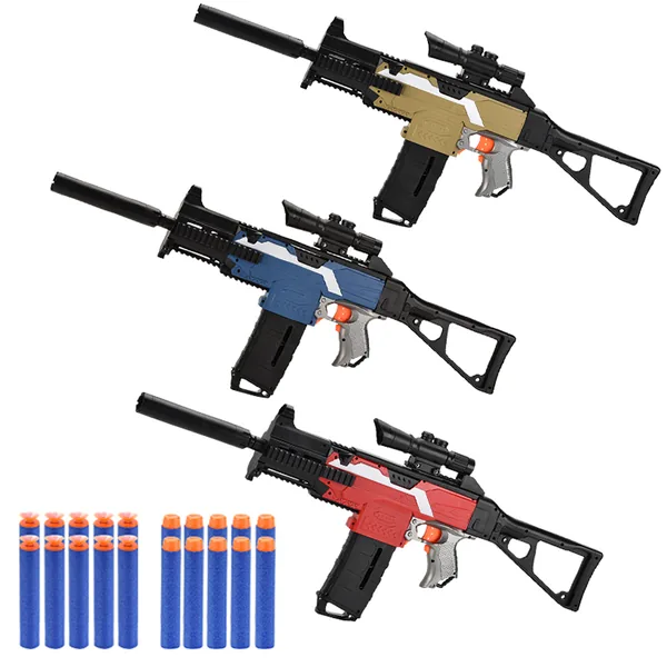CHT-242435 UMP EVA Soft Bullet Kids Electric Toy Gun Set Outdoor Play T