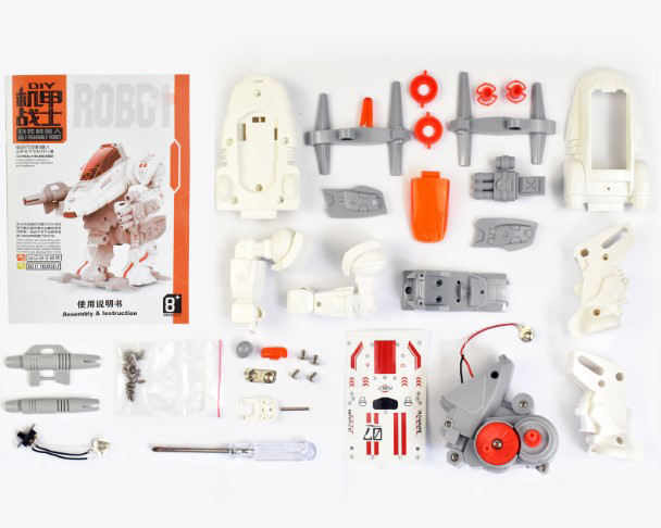 CHT-191290 High Quality Diy Self-assembly Robot Warrior Simulation Walk