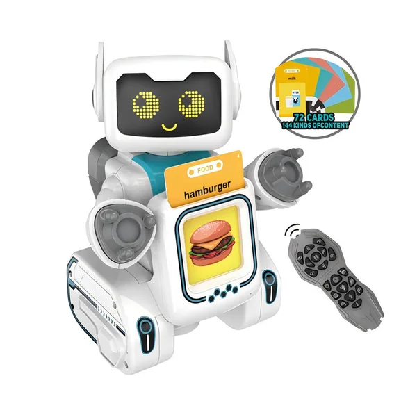 CHT-309675 New Learning Remote Control Robot Puzzle Toy Flash Card for