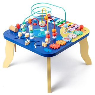5 in 1 Multi-functional Montessori Wooden Busy Board STEM Kit