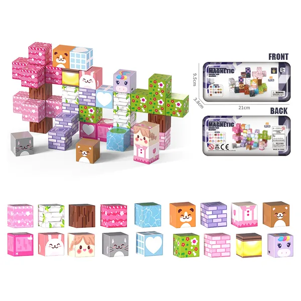 CHT-341104 40pcs Magnetic Building Blocks Stacking Toys for Kids Learni