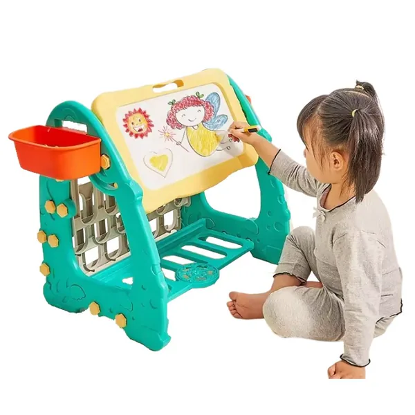 CHT-304867 4 In1 Children 163PCS Building Blocks Toy Set with Kids Draw