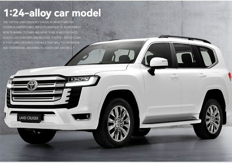 CHT-301056 Diecast Toys Car TO-YOTA Land Cru-iser Metal Model Car Class
