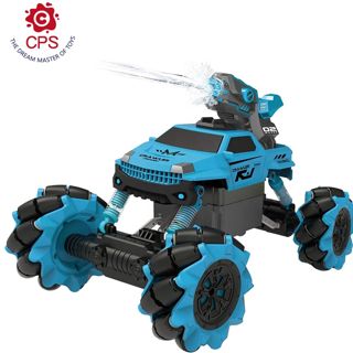 Remote Control Stunt RC Car 2 in 1 Bubble Blaster Water Gun