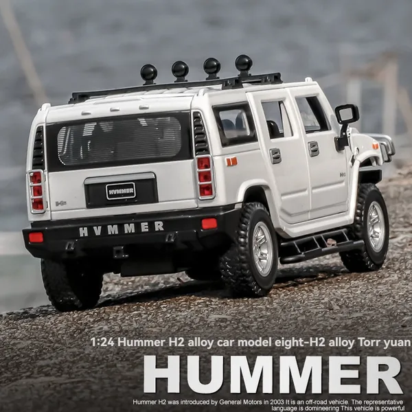 CHT-301047 1:24 Scale Diecast Toys HUMMER Car Toys Metal Model Collecti