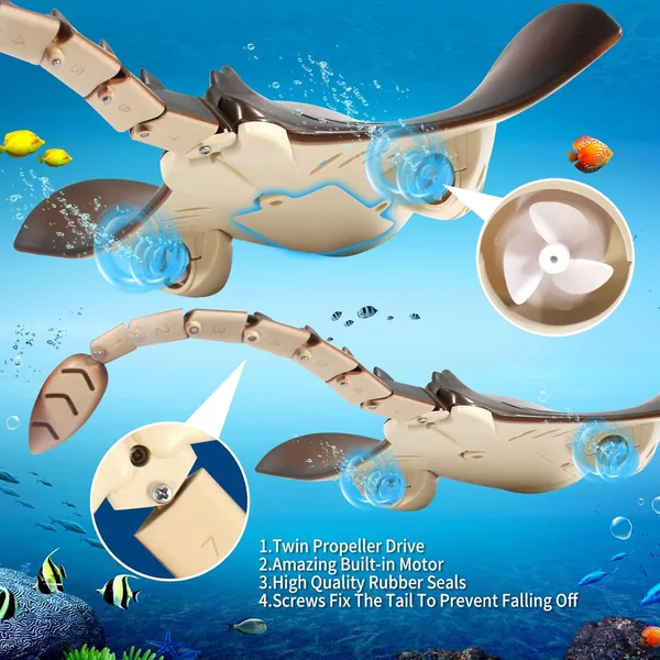 CHT-305027 Remote Control Shark Toy Animals for Kids RC Shark for Pool