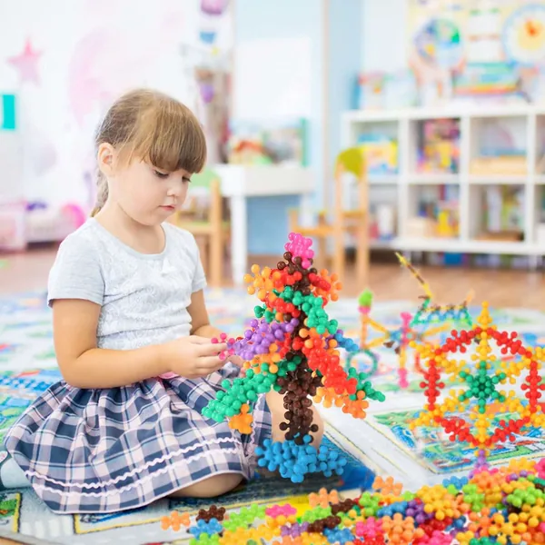 CHT-264281 Preschool 500pcs 600pcs DIY Snowflake Interlocking Plastic B