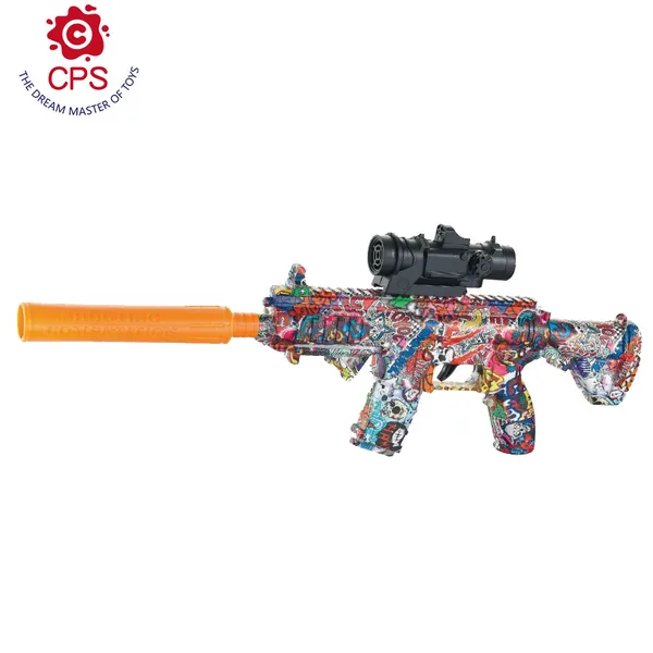 CHT-308562 Kids Soft Bullet Toy Gun AK47 M416 MP5 SCAR Foam Blaster Pla
