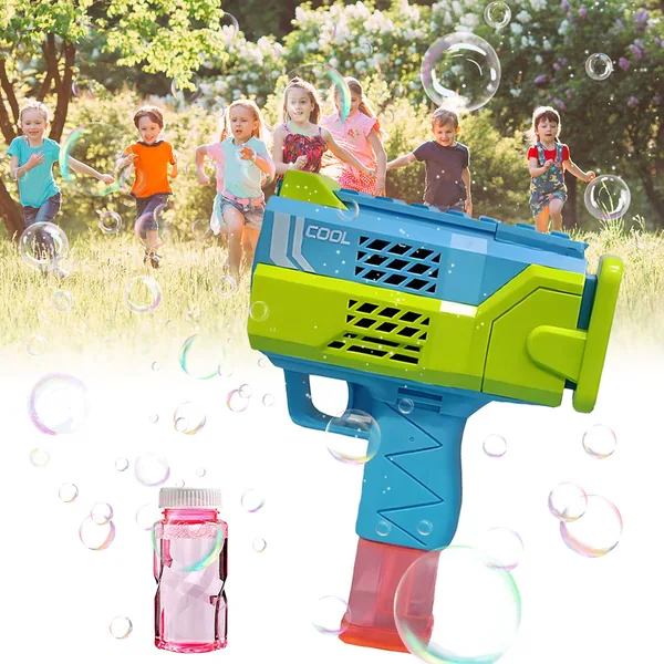 CHT-271352 2023 Hot Selling Bazooka Bubble Gun Electric Automatic Bubbl
