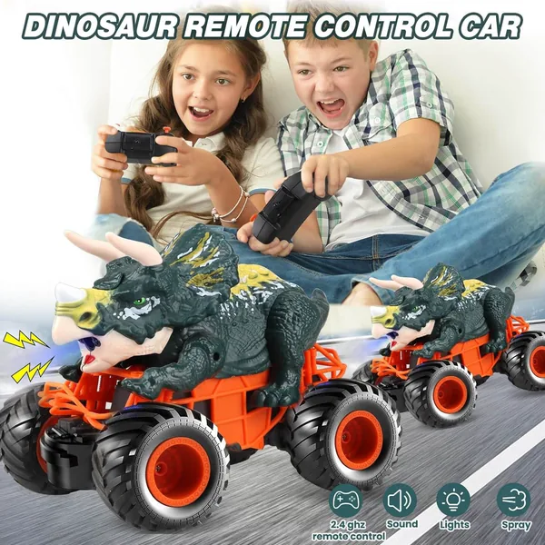 CHT-284391 Remote Control Dinosaur Car for Kids 2.4Ghz RC Dinosaur Truc