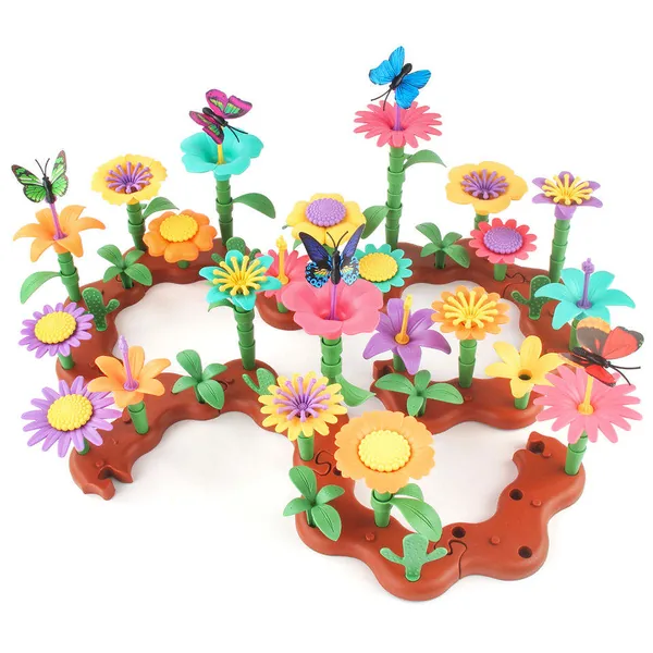 UNRESOLVED-62035411352 Flower Garden Building Toys for Girls STEM Educational Toy T