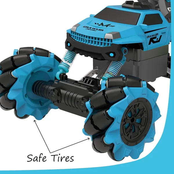 CHT-284638 Remote Control Stunt RC Car for Kids 2 in 1 Interchangeable