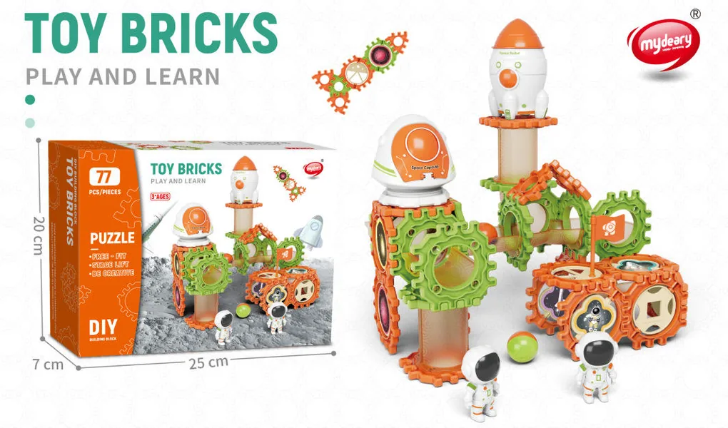 CHT-305339-CPS305329-CPS305330-CPS305331 DIY STEM Educational Building Blocks Marble Run Maze Race Tr