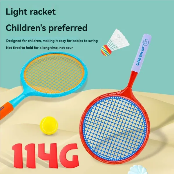 CHT-304057 New Hot Sale Sport Toy Plastic Badminton Tennis Racket Set T