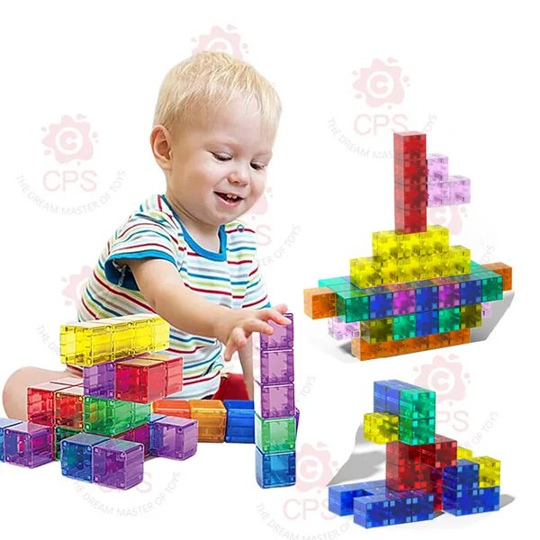 CHT-296539 32pcs Digit Blocks STEM Learning Toys Translucent Magnetics