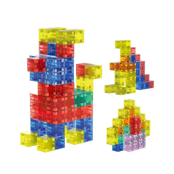 CHT-296539 32pcs Digit Blocks STEM Learning Toys Translucent Magnetics