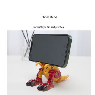CHT-308596 Upgrade Light-up Metal Dinosaur Figure Toy With Sound for Ki