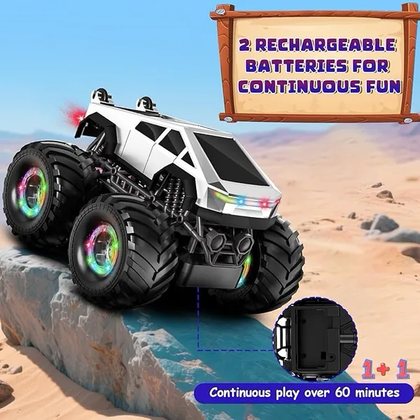 CHT-338438 Remote Control Car Toy for Kids 360 Rotating 4WD RC Stunt Ca