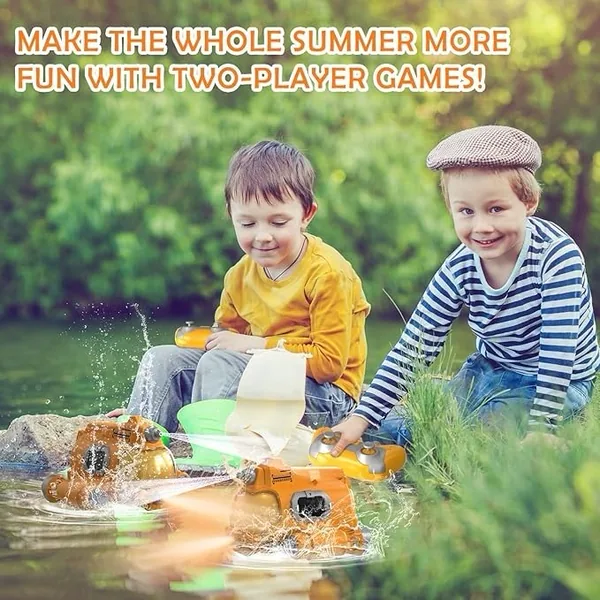 CHT-301864 Remote Control Boat for Kids 2.4GHZ RC Boat with Spray Water
