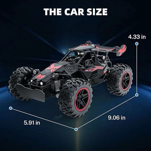 UNRESOLVED-1601527275835 Remote Control Car 1/18 High Speed RC Car for Kids 20KM/H RC