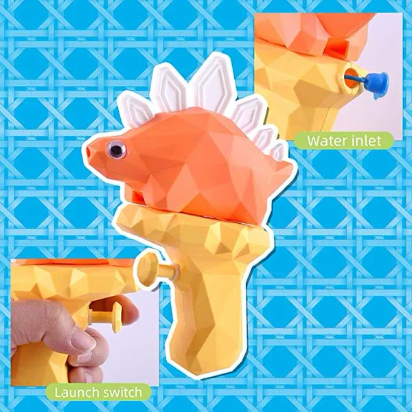 CHT-224347 150ml Mini Dinosaur Water Pistols for Kids Plastic Summer Ba
