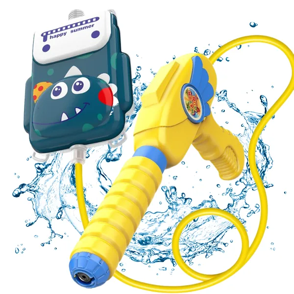 CPSFM-089 Songkran Kids Toy Gun Backpack Pull Water Gun Watering Blast