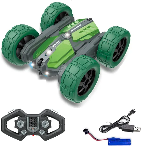 CHT-282830 Double Sided 360 Rotating RC Car Music-Light-Up Outdoor Toy